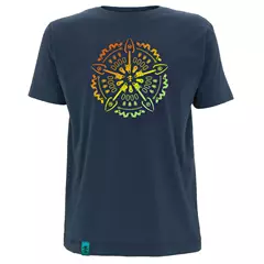 Dendroid Symmetree férfi póló, denim blue, S.