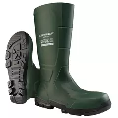 Dunlop Acifort Jobguard S5 biztonsági férfi gumicsizma, olivgrün, 41