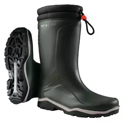 Dunlop Blizzard Fur Lining bélelt gumicsizma, zöld, 42