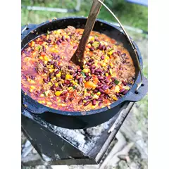 Dutch Oven Valhal öntöttvas lábas 6 Liter, tartóláb nélkül