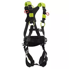 Edelrid Flex Pro II testheveder, L–XXL, testmagasság 173–195 cm, derék, 80–133cm, comb 47–93 cm.