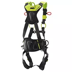 Edelrid Flex Pro II testheveder, L–XXL, testmagasság 173–195 cm, derék, 80–133cm, comb 47–93 cm.