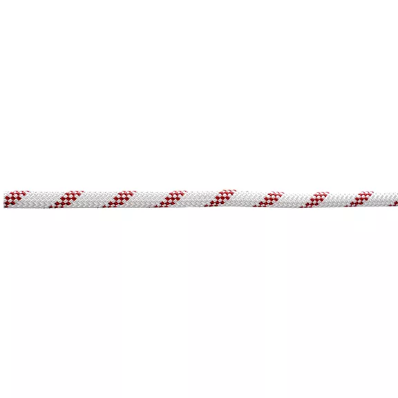 Edelrid Static Low Stretch ipari alpin kötél, fehér-piros, 11 mm, 50 m