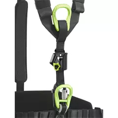 Edelrid Vector Chest Y vállpánt, méret 2. testmagasság 160 – 200 cm, mellkas kerület 80 – 120 cm.