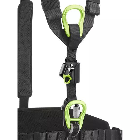 Edelrid Vector Chest Y vállpánt, méret 2. testmagasság 160 – 200 cm, mellkas kerület 80 – 120 cm.