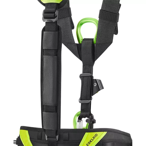 Edelrid Vector Chest Y vállpánt, méret 2. testmagasság 160 – 200 cm, mellkas kerület 80 – 120 cm.
