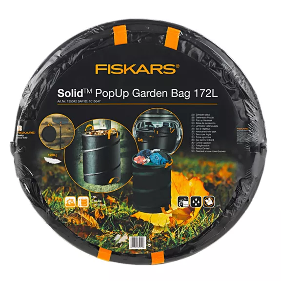 FISKARS Pop-Up lombgyűjtő zsák, 172 liter