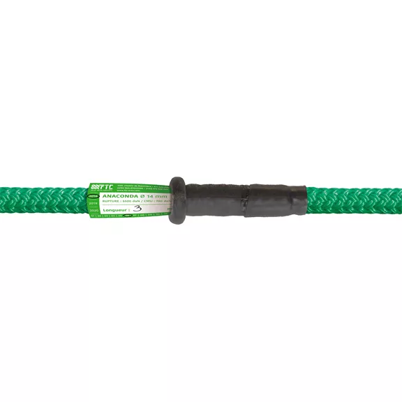FTC Anaconda kihorgonyzó kötél, 14 mm, 55 kN, 2,5 m, zöld