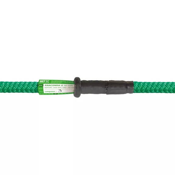 FTC Anaconda kihorgonyzó kötél, 14 mm, 55 kN, 2,5 m, zöld