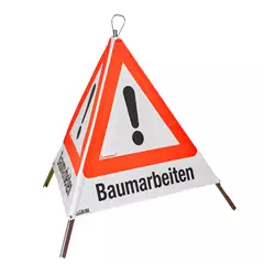 Faltsignal Baumarbeiten,
