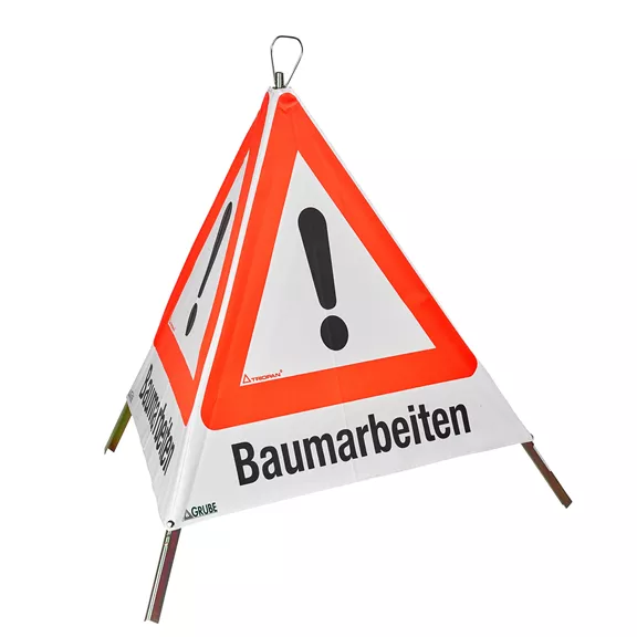 Faltsignal Baumarbeiten,