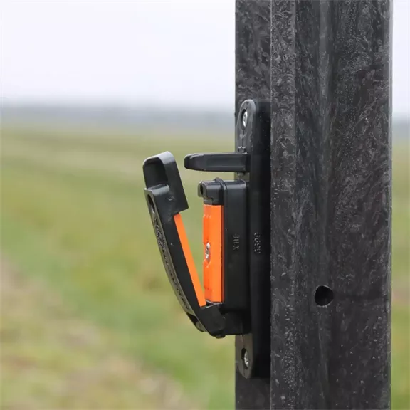 Fekete lószalag szigetelő, gumibetétes