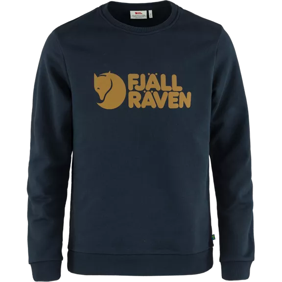 Fjällraven Logo Sweater M férfi pulóver, dark navy, M