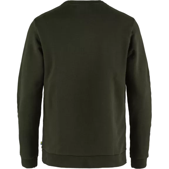Fjällraven Logo Sweater M férfi pulóver, deep forest, M