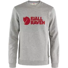 Fjällraven Logo Sweater M férfi pulóver, grey-melange, S