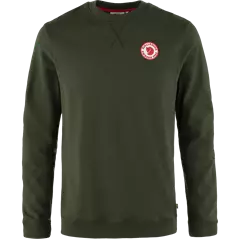 Fjällräven 1960 Logo Badge férfi pulóver, Deep Forest, S