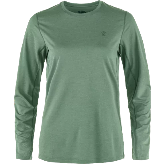 Fjällräven Abisko Day Hike női hosszú ujjú póló, Patina Green, L