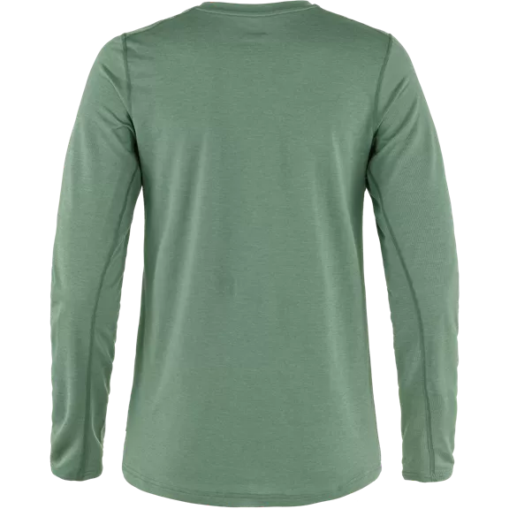Fjällräven Abisko Day Hike női hosszú ujjú póló, Patina Green, L