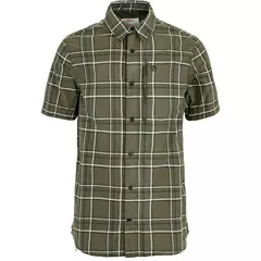 Fjällräven Abisko Hike férfi rövid ujjú túraing, Laurel Green-Chalk White, L