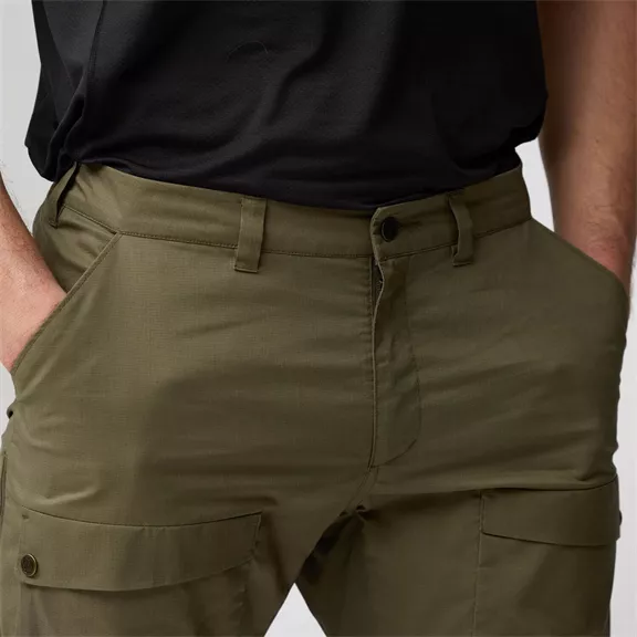 Fjällräven Abisko Hybrid Trail férfi nadrág Short, Laurel Green, 54/S