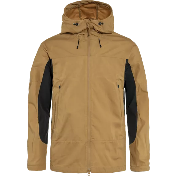 Fjällräven Abisko Lite Trekking Jacket, Buckwheat Brown-Dark Grey, L