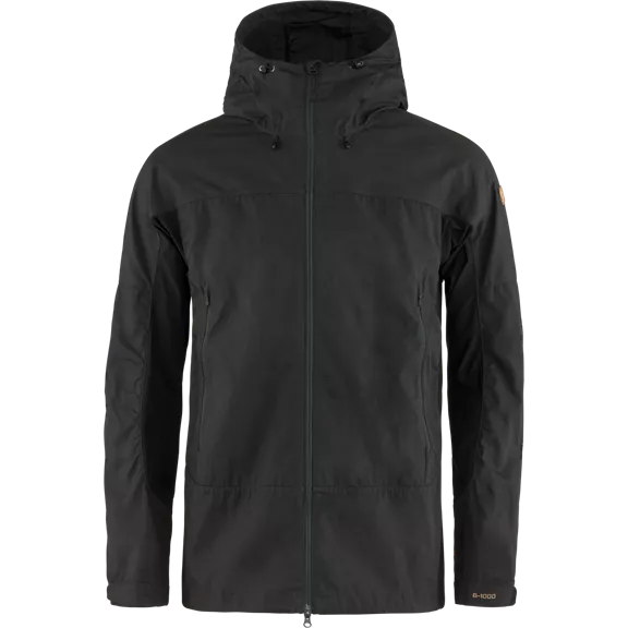 Fjällräven Abisko Lite Trekking Jacket, Dark Grey - Black, M