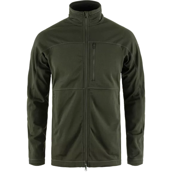 Fjällräven Abisko Lite férfi fleece dzseki, Deep Forest, XL