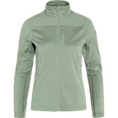 Fjällräven Abisko Lite női fleece dzseki, Misty Green, XL