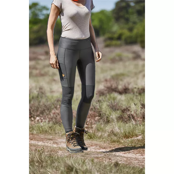 Fjällräven Abisko Trekking női sztreccs nadrág, 030-dark grey, XL