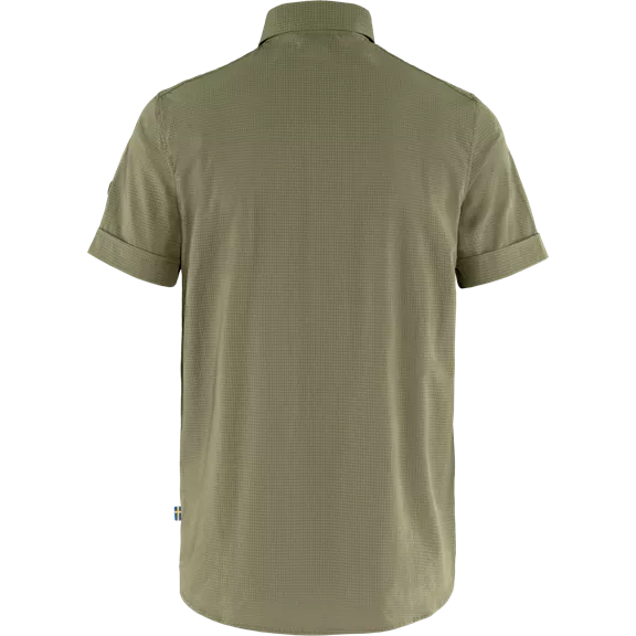 Fjällräven Abisko Trekking rövid ujjú ing, Light Olive (622), L