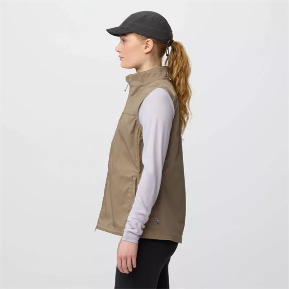 Fjällräven Abisko Vest W női mellény, Suede Brown, L