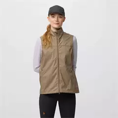 Fjällräven Abisko Vest W női mellény, Suede Brown, XS