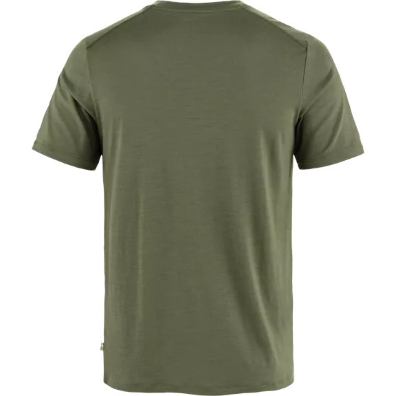 Fjällräven Abisko Wool Classic férfi póló, Laurel Green, L