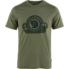 Fjällräven Abisko Wool Classic férfi póló, Laurel Green, XL