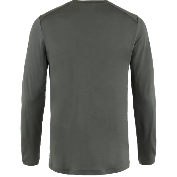 Fjällräven Abisko Wool férfi hosszú ujjú felső, Basalt, L