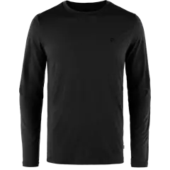 Fjällräven Abisko Wool férfi hosszú ujjú felső, Black, XL