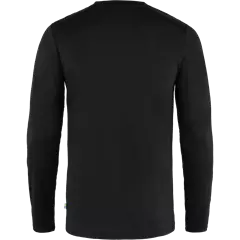 Fjällräven Abisko Wool férfi hosszú ujjú felső, Black, XL