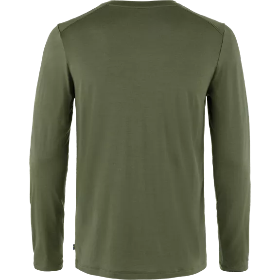 Fjällräven Abisko Wool férfi hosszú ujjú felső, Laurel Green, XXL