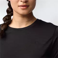 Fjällräven Abisko Wool női hosszú ujjú póló, Black, XS