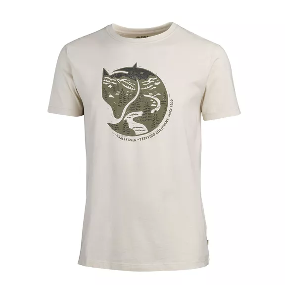 Fjällräven Arctic Fox férfi póló, Chalk White, S