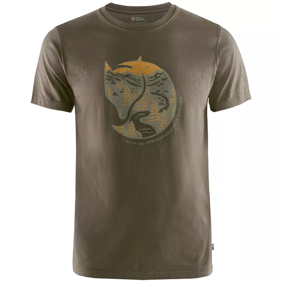 Fjällräven Arctic Fox férfi póló, D.Olive (633), XXL Fjällräven Arctic Fox férfi póló, D.Olive (633), XXL