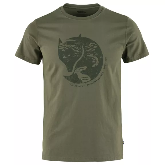 Fjällräven Arctic Fox férfi póló, Laurel green, S Fjällräven Arctic Fox férfi póló, Laurel green, S