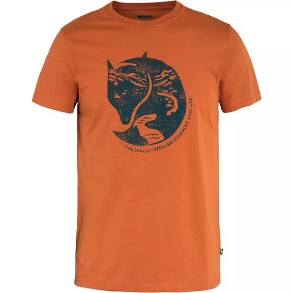 Fjällräven Arctic Fox férfi póló, Terracotta brown, S
