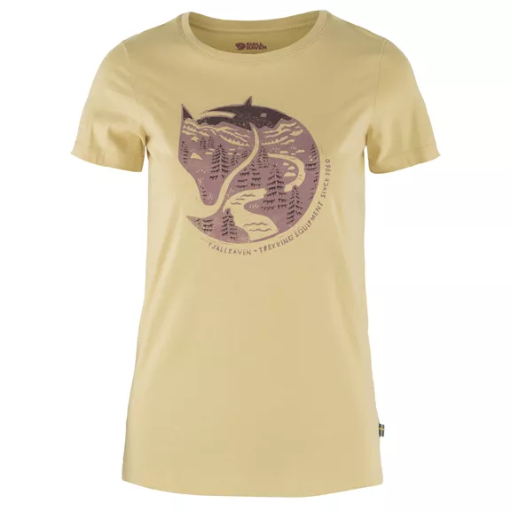 Fjällräven Arctic Fox női póló, Mais yellow, L Fjällräven Arctic Fox női póló, Mais yellow, L