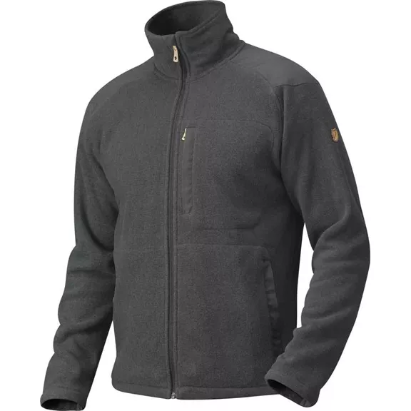 Fjällräven BUCK fleece kabát, grafitszürke, M