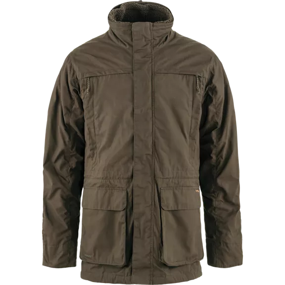 Fjällräven Barents 3in1 Hydratic férfi kabát, dark olive, XL