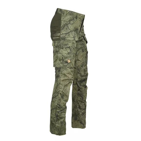 Fjällräven Barents Pro Hunting férfi vadásznadrág, green camo-deep forest, 52