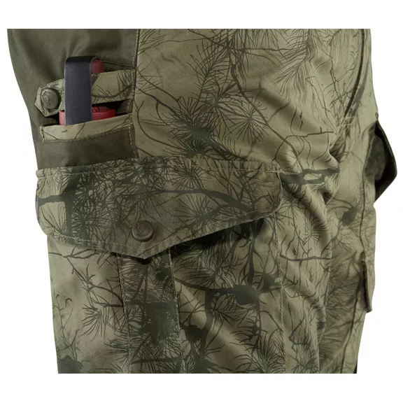 Fjällräven Barents Pro Hunting férfi vadásznadrág, green camo-deep forest, 52
