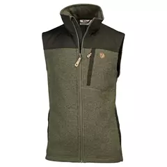 Fjällräven Buck Fleece Vest, 625-662 Laurel Green-Deep Forest, L