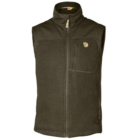 Fjällräven Buck Fleece Vest, sötétzöld, 3XL